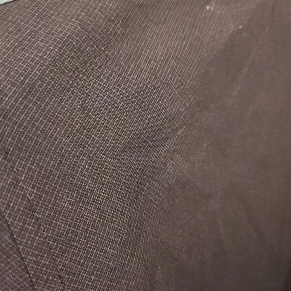 Perry Ellis Dress Shirt Button Up Pockets Men's 2X Long Sleeve Burgundy Red - Picture 7 of 12